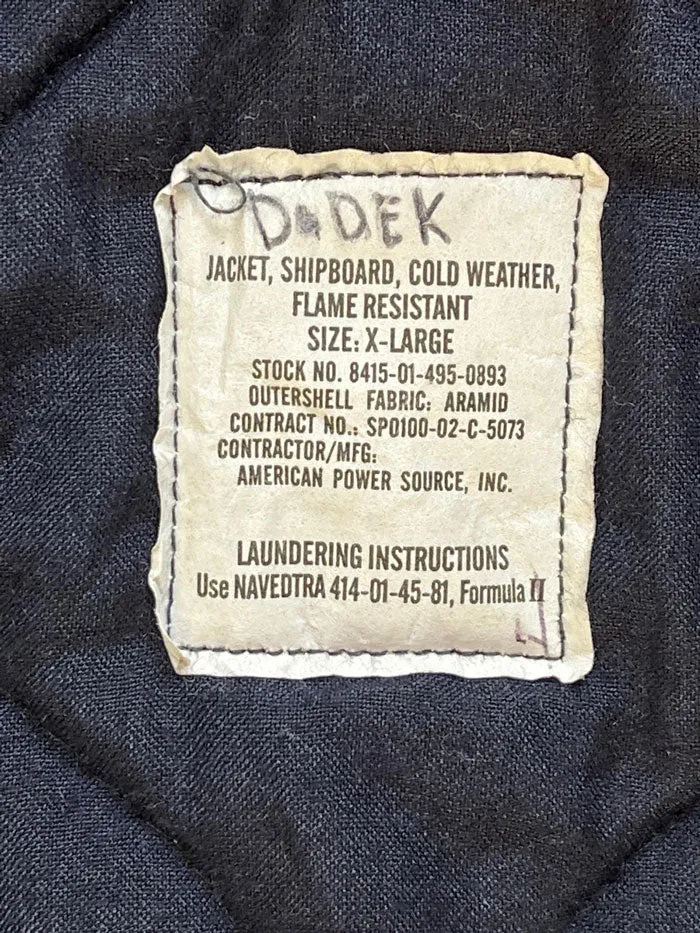 00s Us Navy Shipboard Jacket - M/L