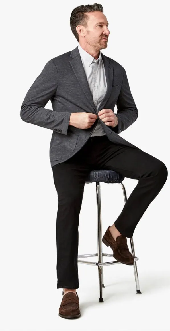 34 Heritage Courage Straight Leg Jeans In Black