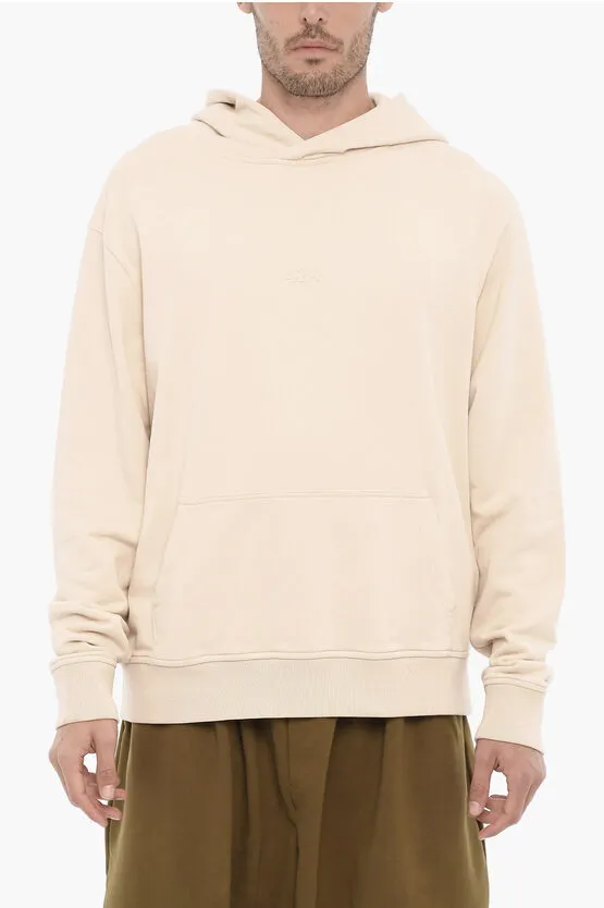 424 Brushed-Cotton Hoodie with Patch Pocket L Standard size