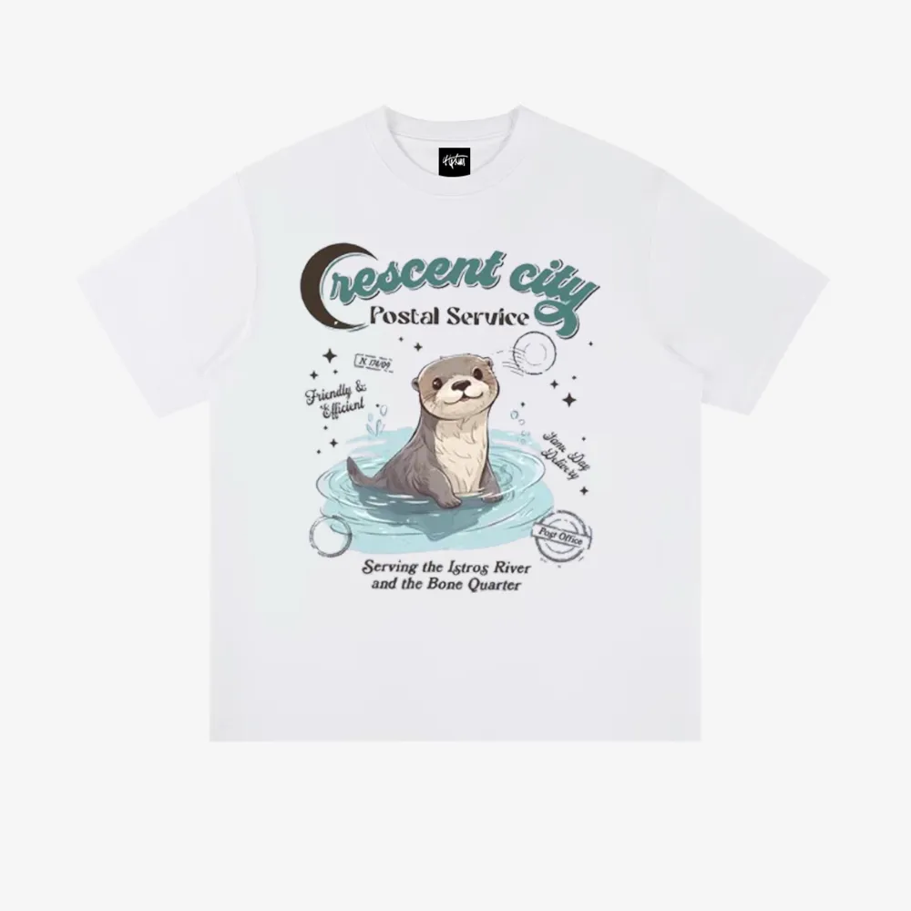“American trendy niche cute otter print” T-shirt