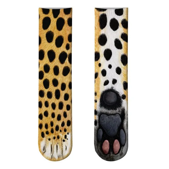 Animal Paw Print Socks