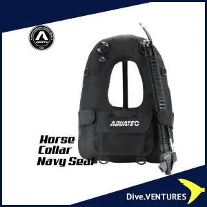 Aquatec BC-002 Navy military Horse Collar BCD