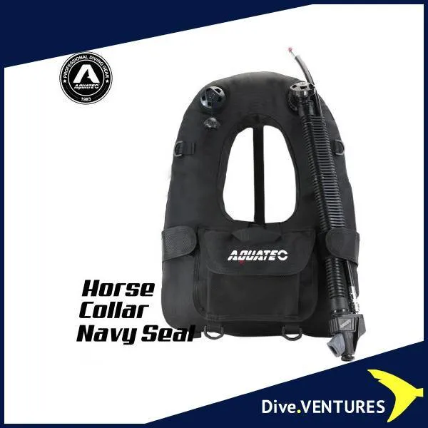 Aquatec BC-002 Navy military Horse Collar BCD