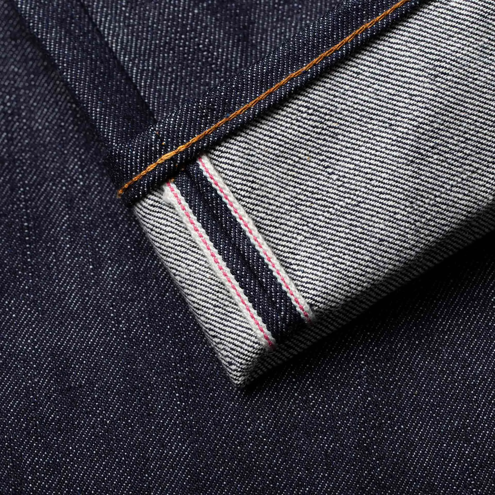 B-02 REGULAR STRAIGHT 18 oz. dark indigo selvedge