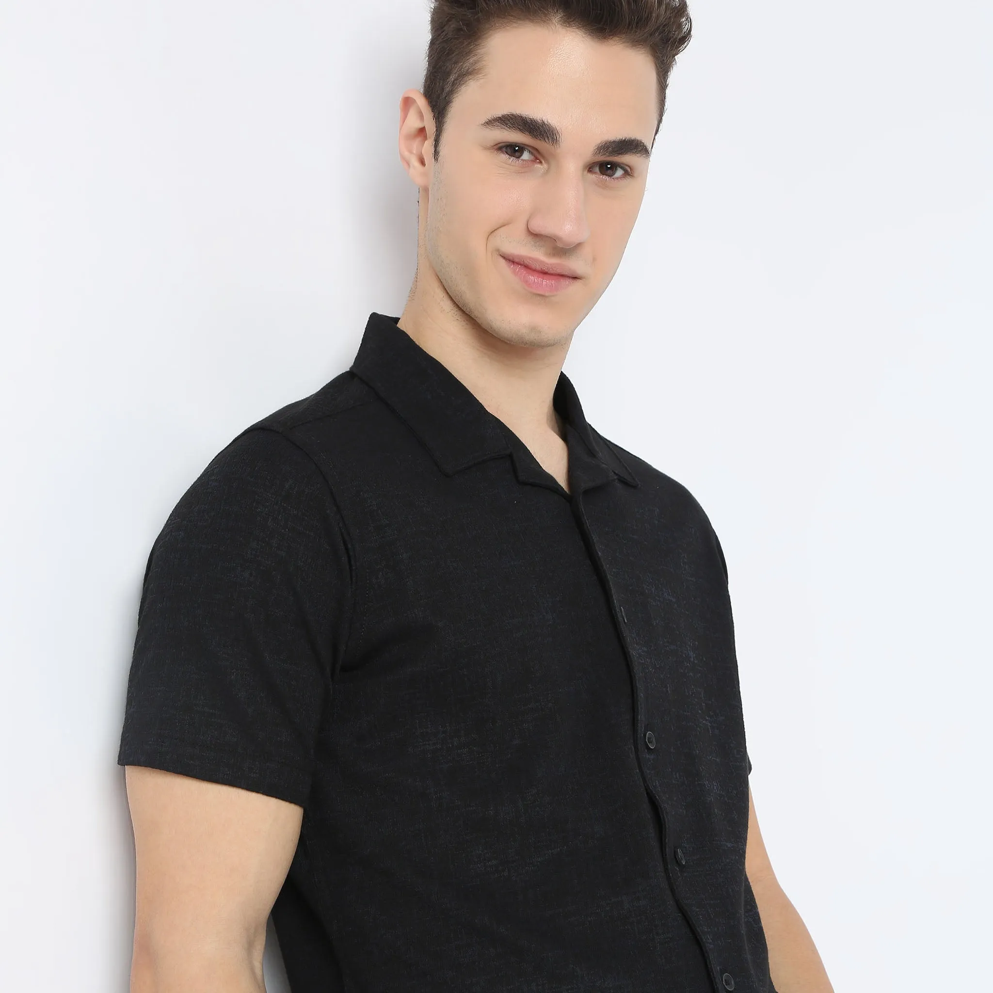 BAE™ Shirts with Blend of Luxury Lyocell - Cuban Collar - Regular Fit