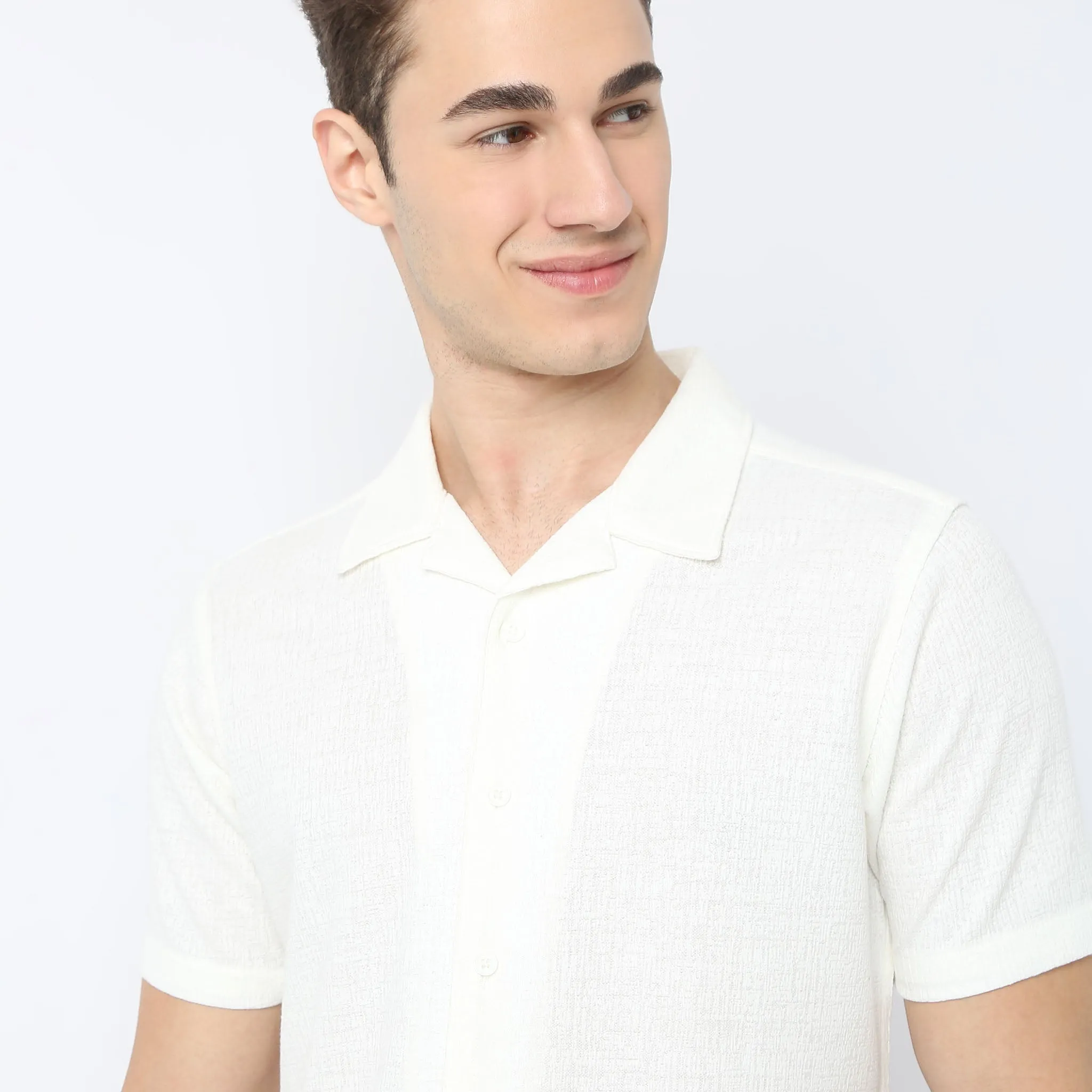 BAE™ Shirts with Blend of Luxury Lyocell - Cuban Collar - Regular Fit