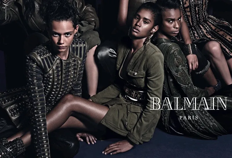 Balmain - Twill Olive Green Military Style Blazer  - FR 40