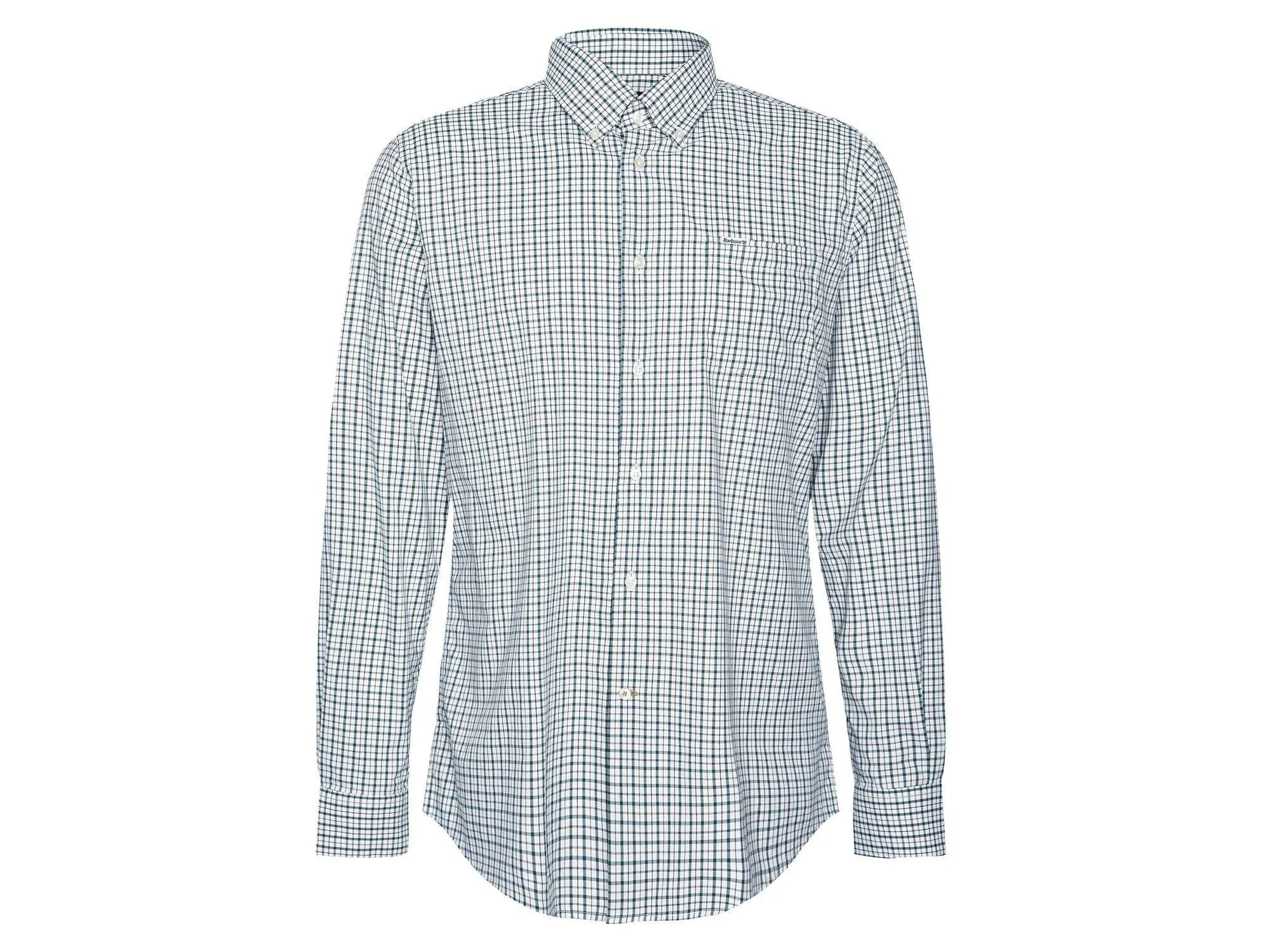 Barbour Teesdale Tailored Performance Button-Down Shirt in Green