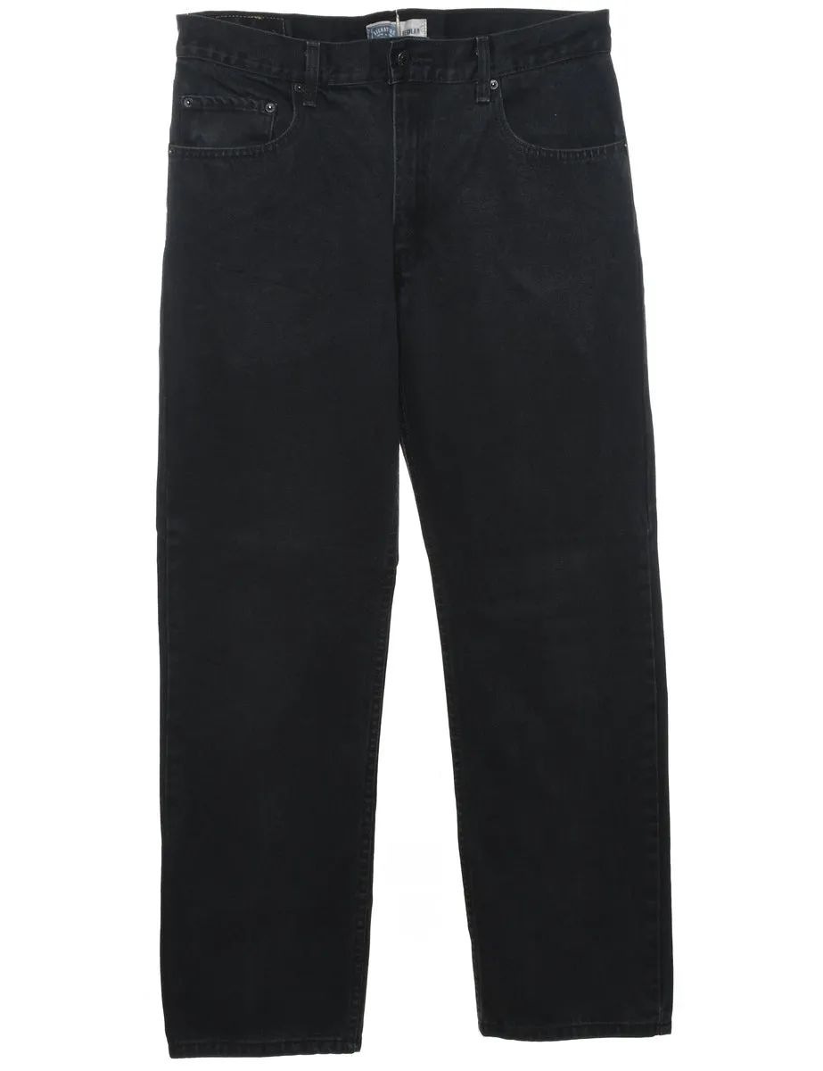 Black Levi's Straight-Fit Jeans - W34 L32