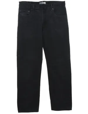 Black Levi's Straight-Fit Jeans - W34 L32