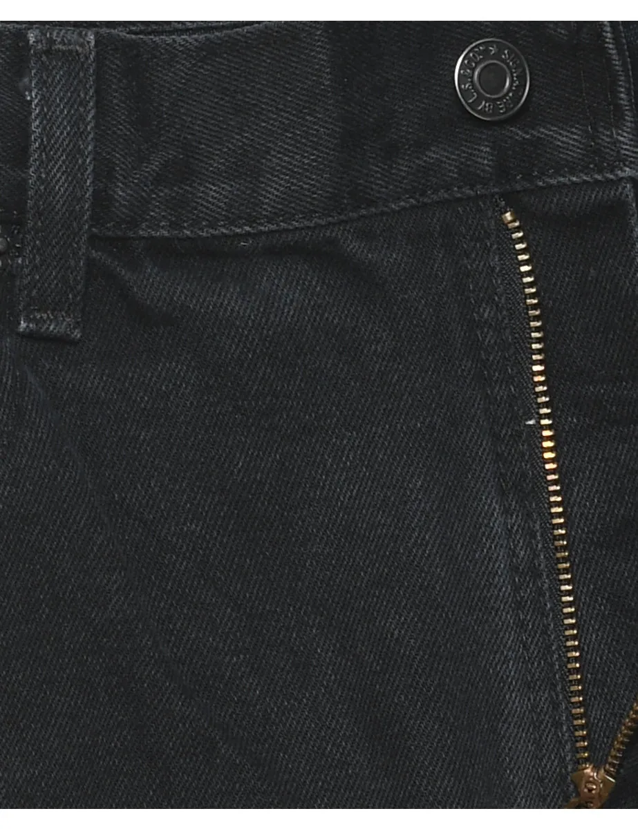 Black Levi's Straight-Fit Jeans - W34 L32