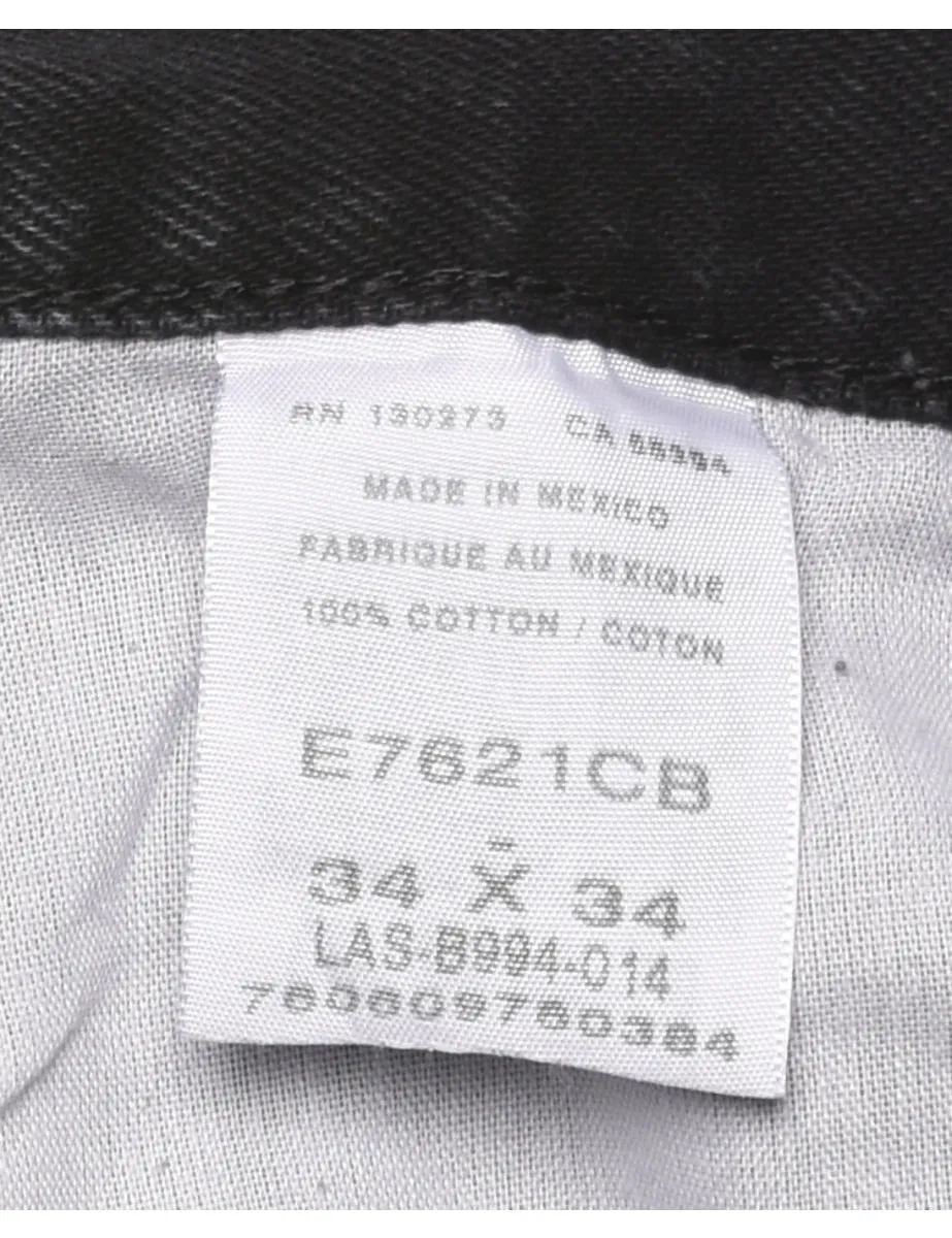Black Straight Fit Jeans - W34 L34