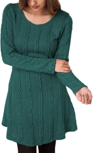 BOFETA Womens Crew Neck Long Sleeve Solid Sweater Chunky Knit Casual Elegant Sweaters XS-3XL