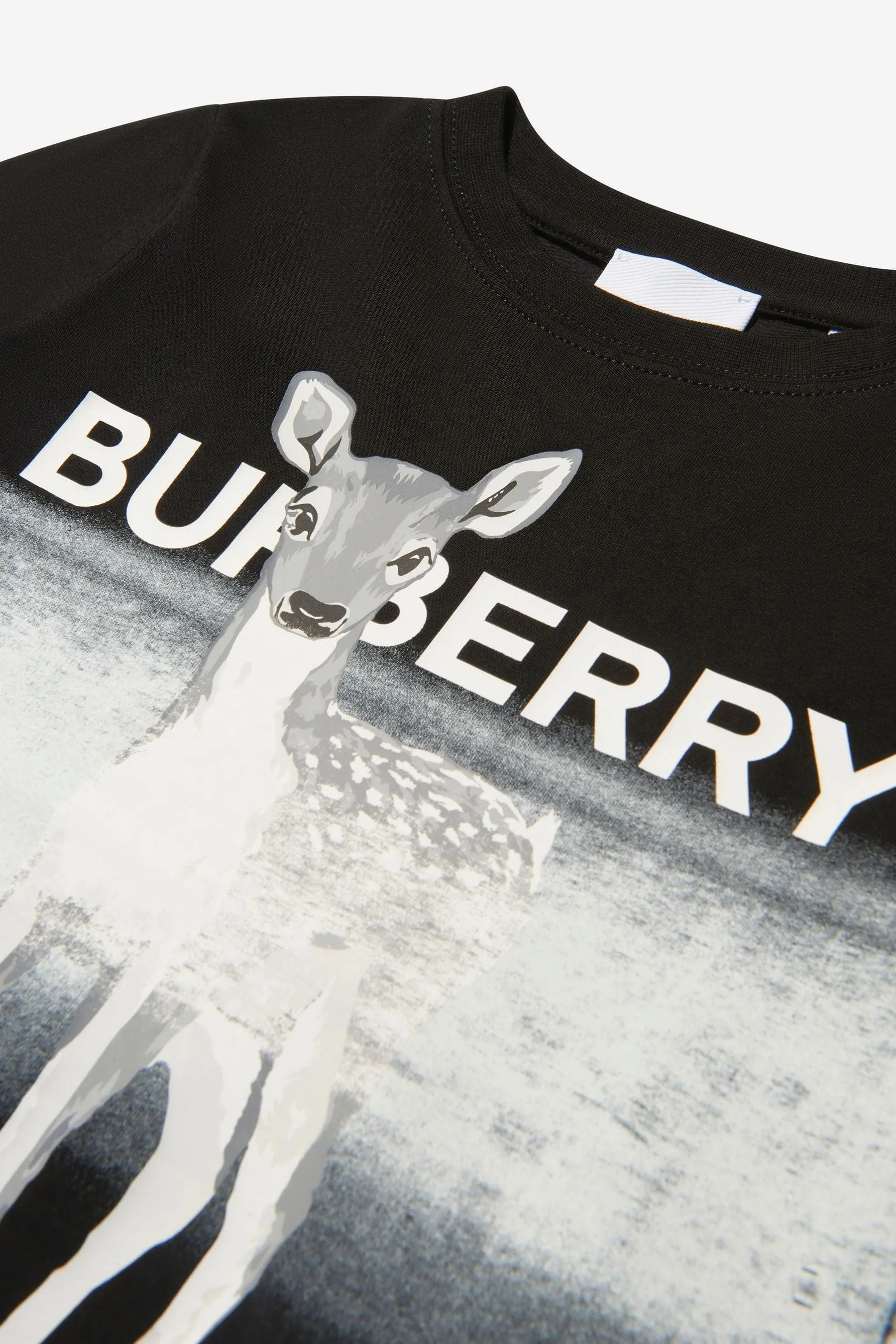 Burberry Boys Cotton Deer Print T-Shirt