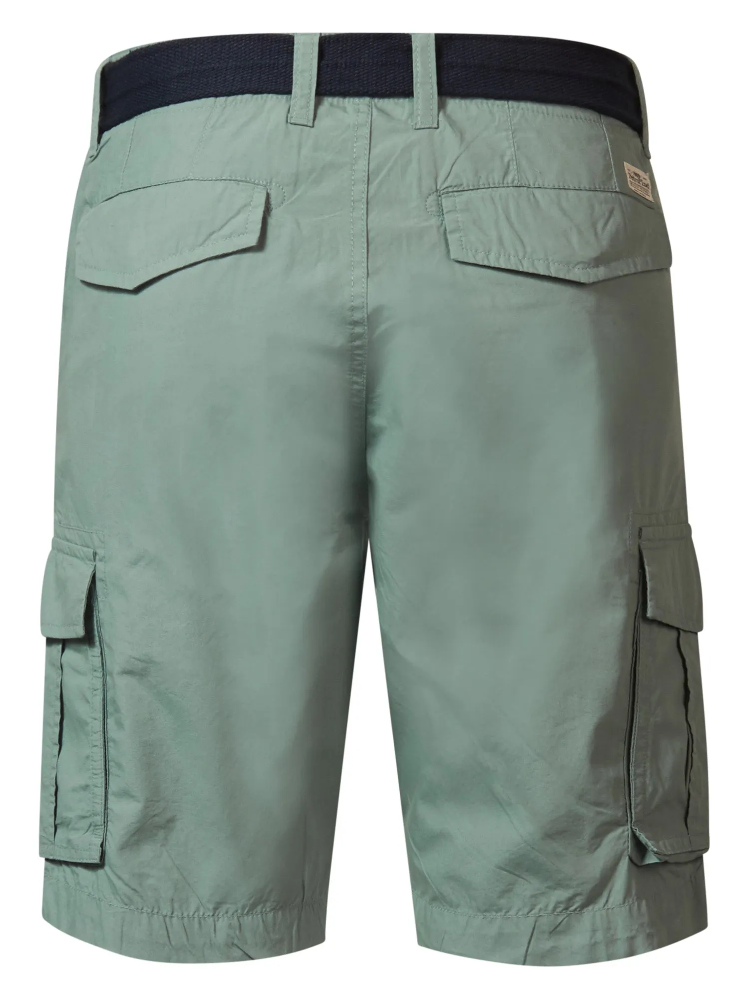 Cargo Shorts with Belt Poplin
