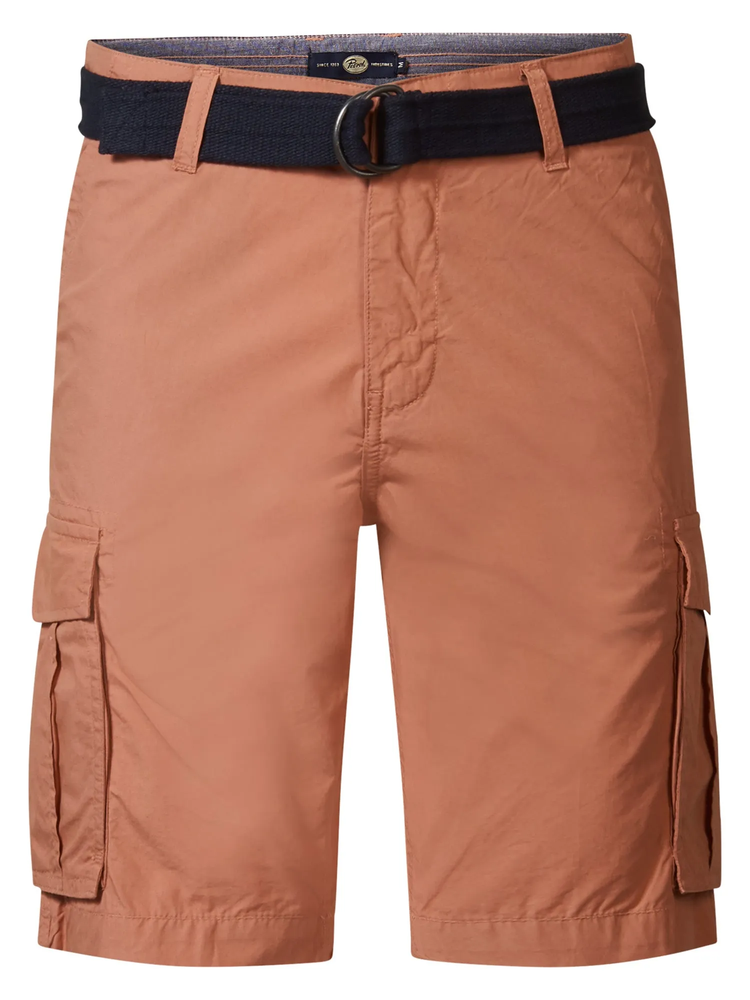 Cargo Shorts with Belt Poplin