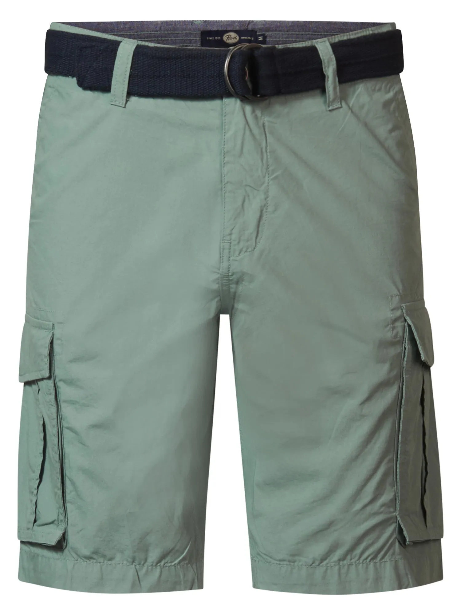 Cargo Shorts with Belt Poplin
