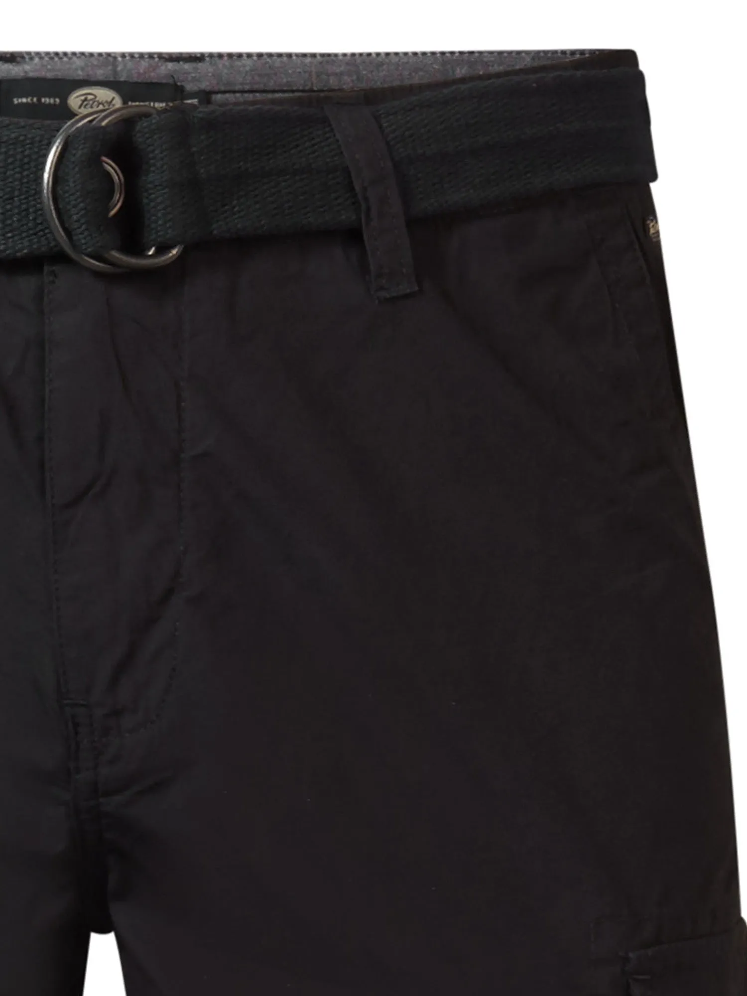 Cargo Shorts with Belt Poplin