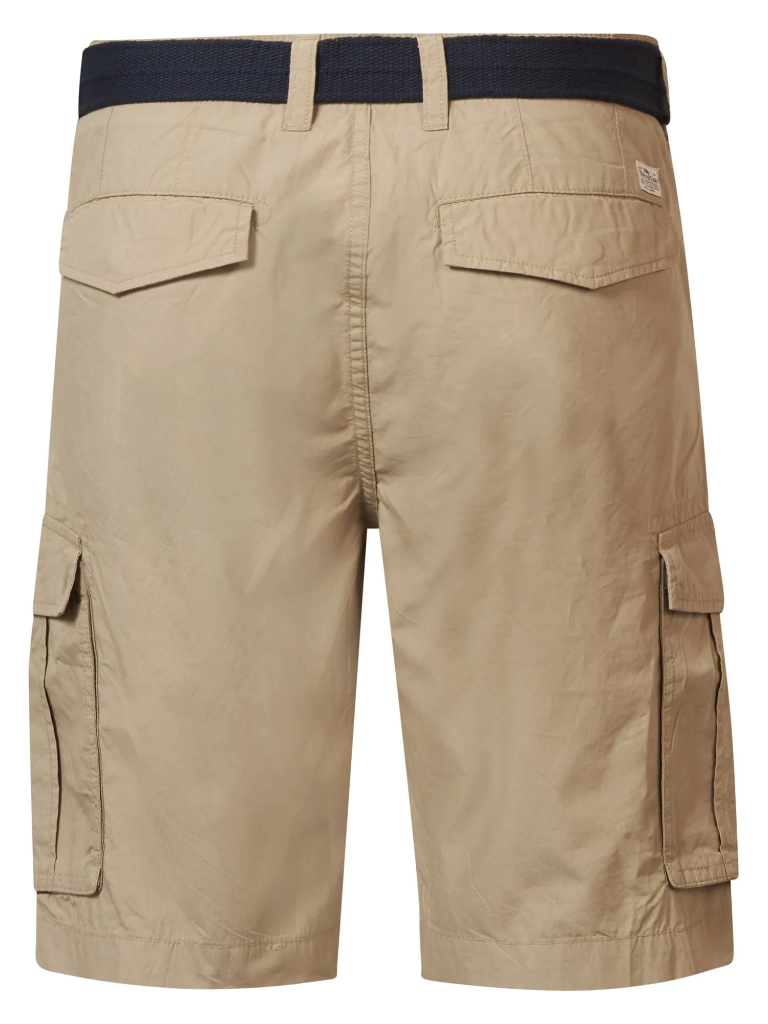 Cargo Shorts with Belt Poplin