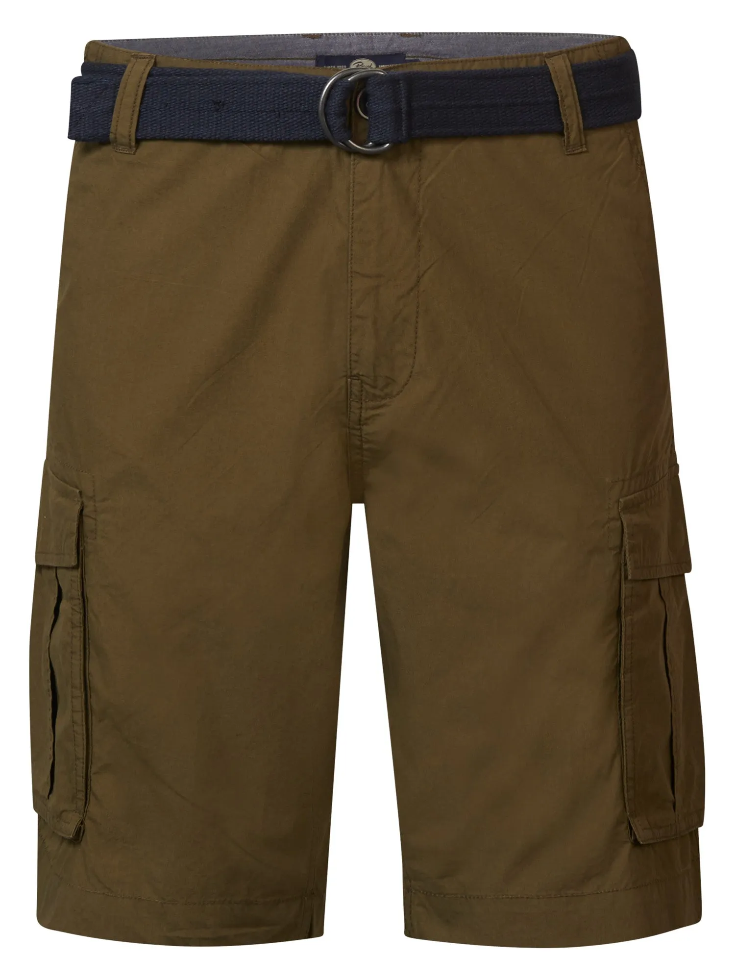 Cargo Shorts with Belt Poplin