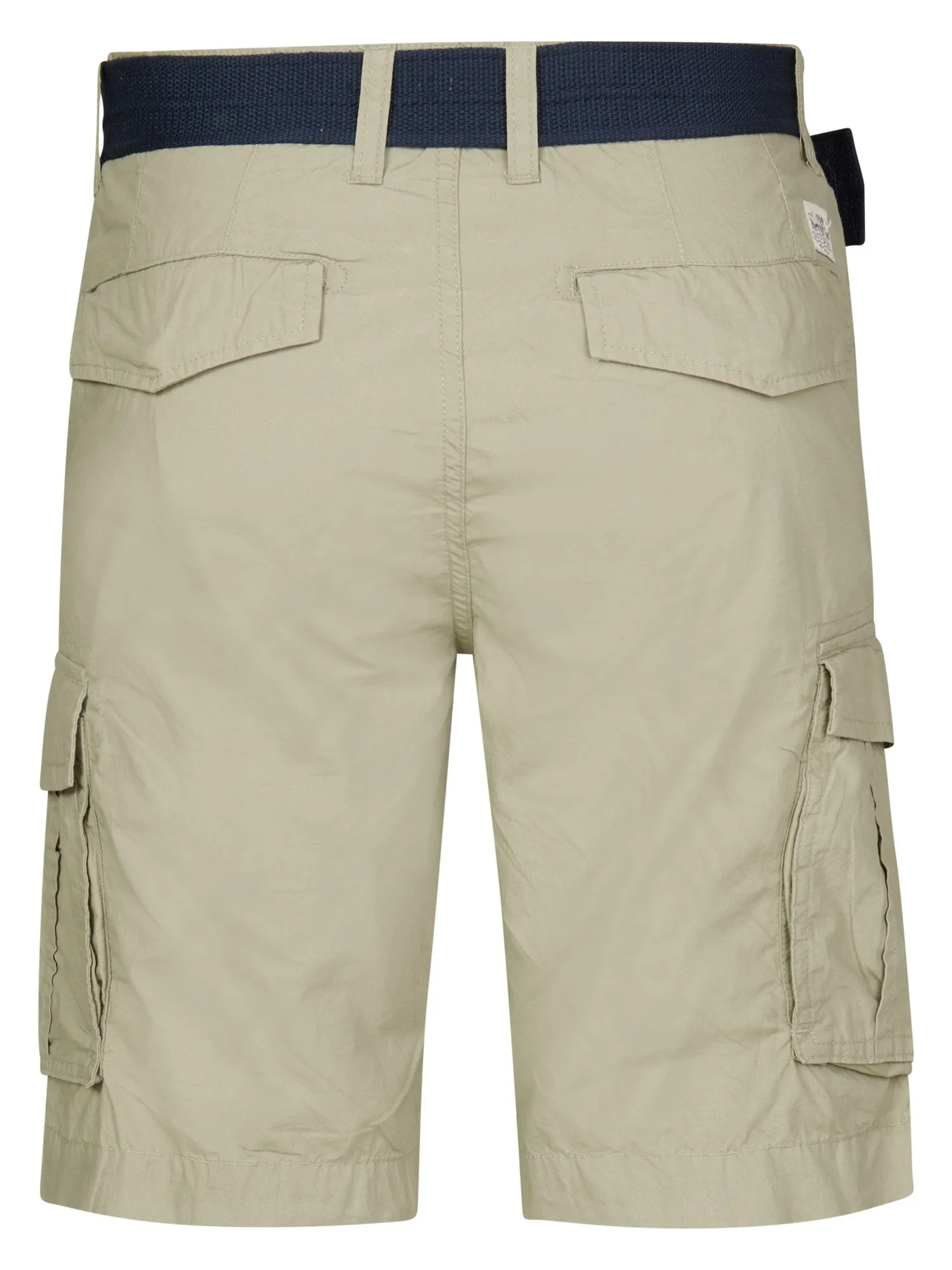 Cargo Shorts with Belt Poplin