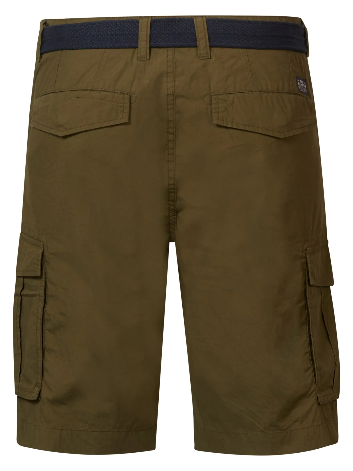 Cargo Shorts with Belt Poplin