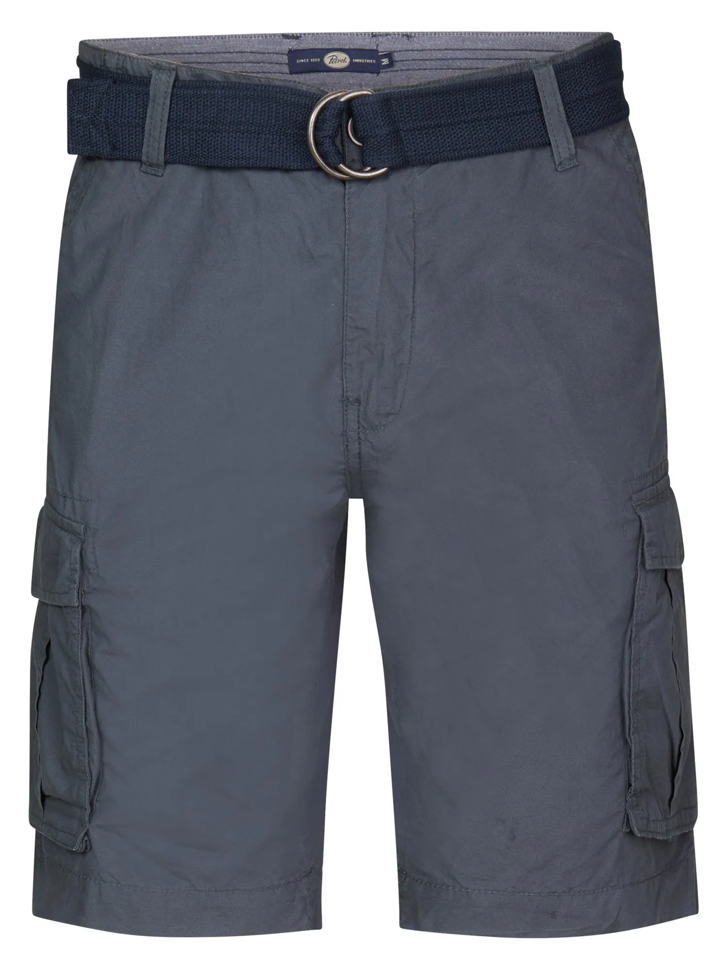 Cargo Shorts with Belt Poplin