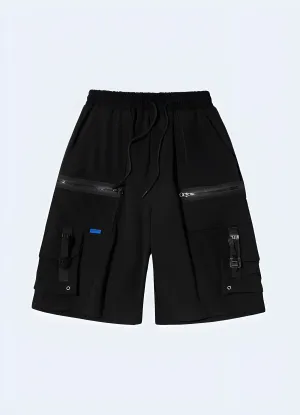 Cargo Shorts With Zipper Pockets