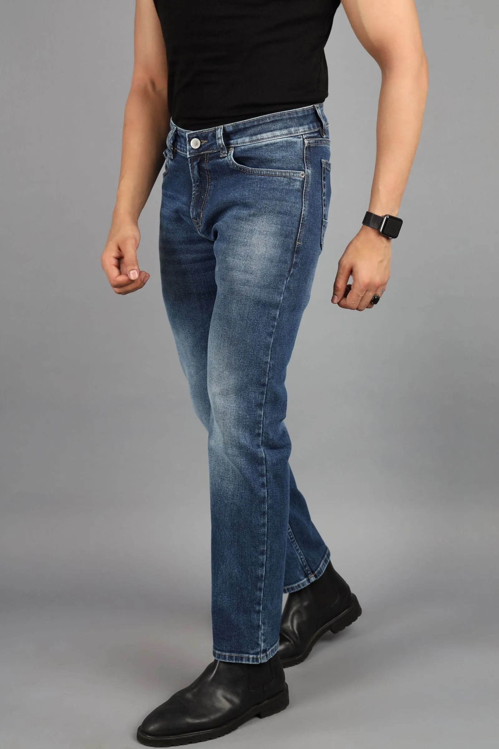 Dark blue denim Jeans Straightfit