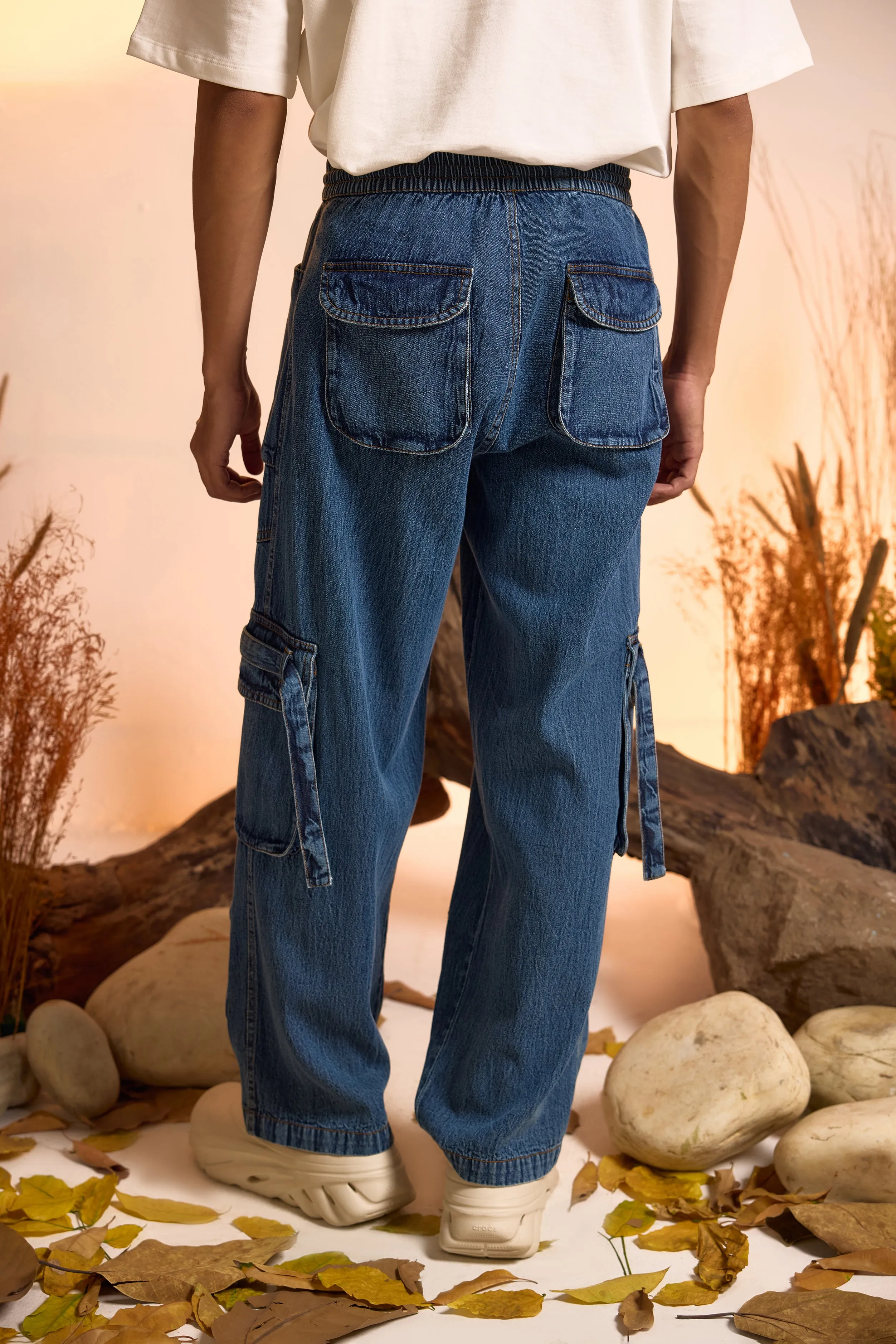 Drifter Denim Cargo Jeans-Men