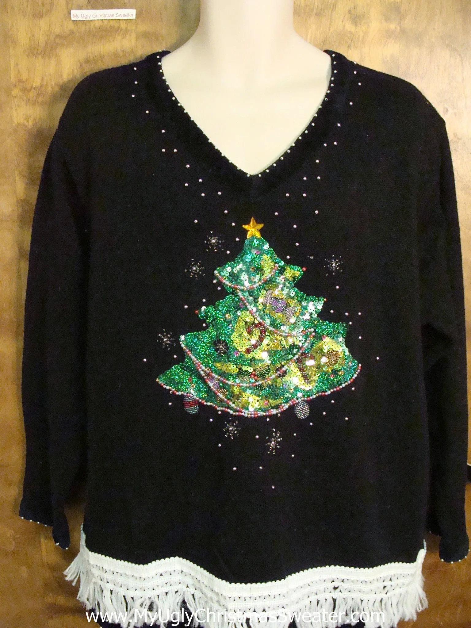Elaborate Tree Ugly Christmas Jumper