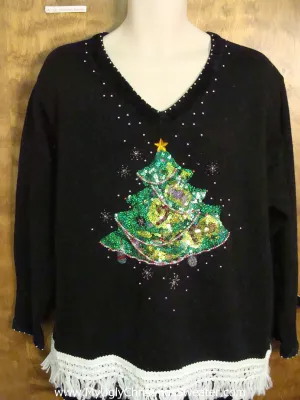 Elaborate Tree Ugly Christmas Jumper