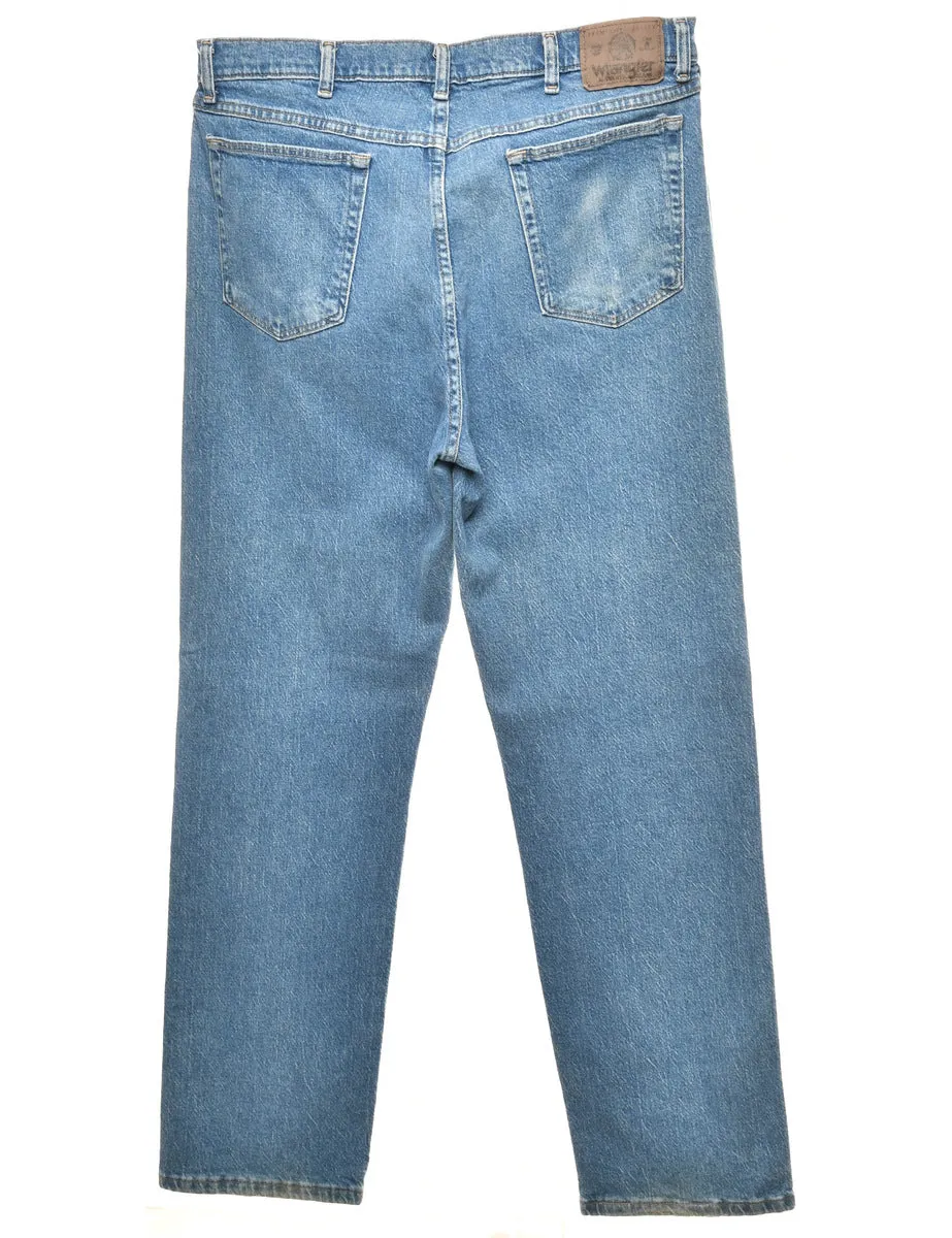 Faded Wash Wrangler Jeans - W36 L32