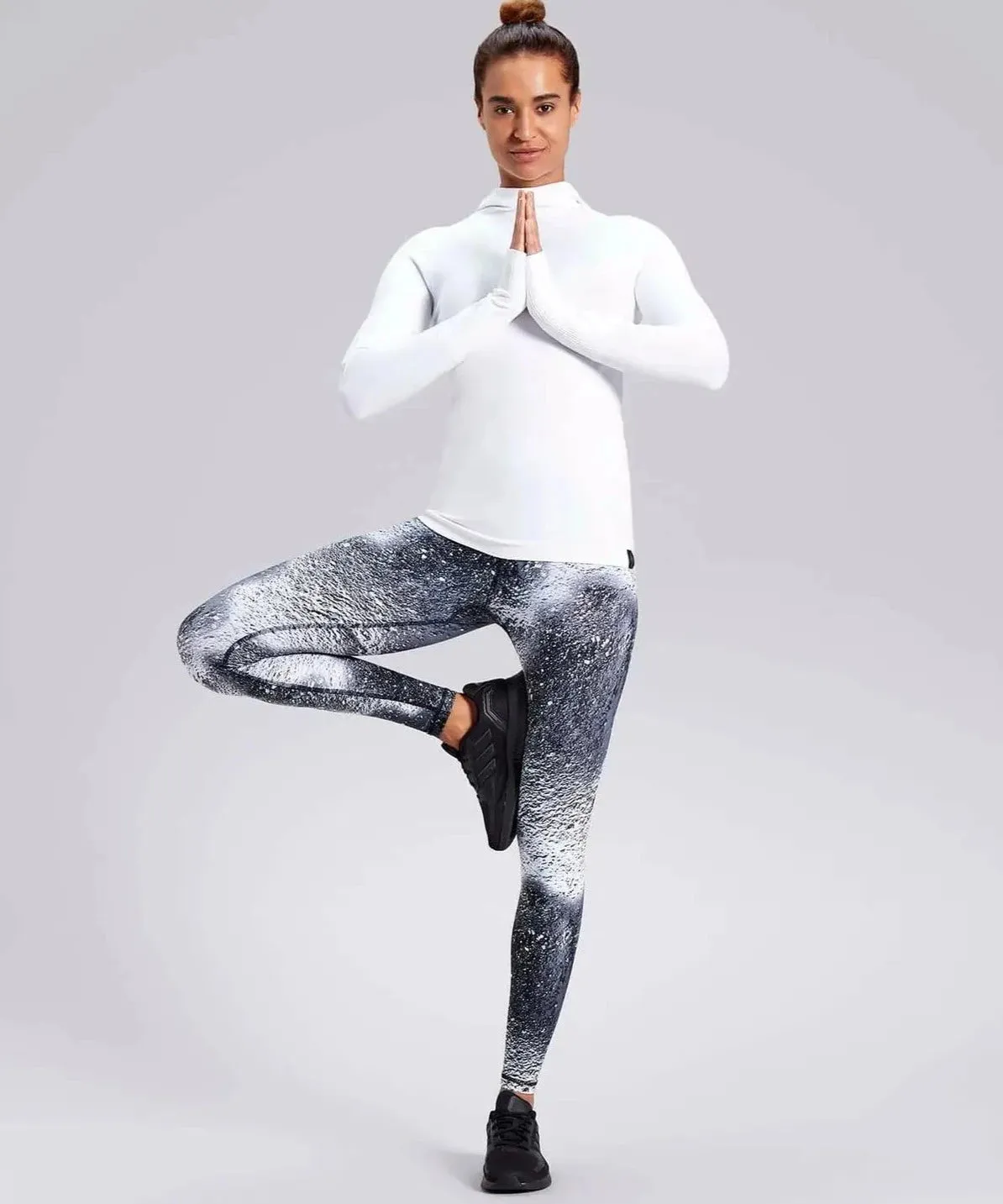 Female Cross X Seamless Hoodie - White