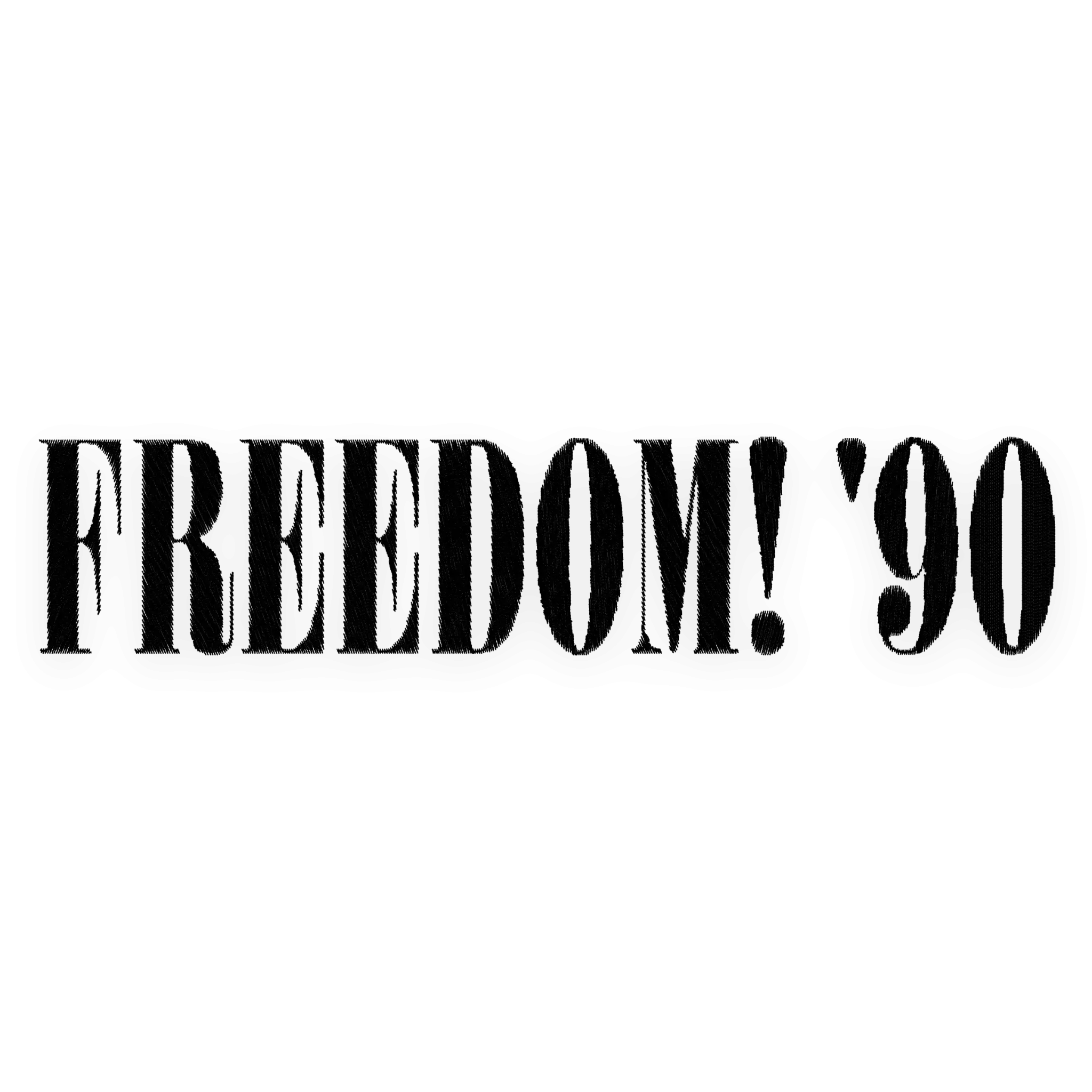 'FREEDOM! '90' left chest embroidered premium organic unisex heavy 'sparker 2.0' t-shirt - inspired by George Michael