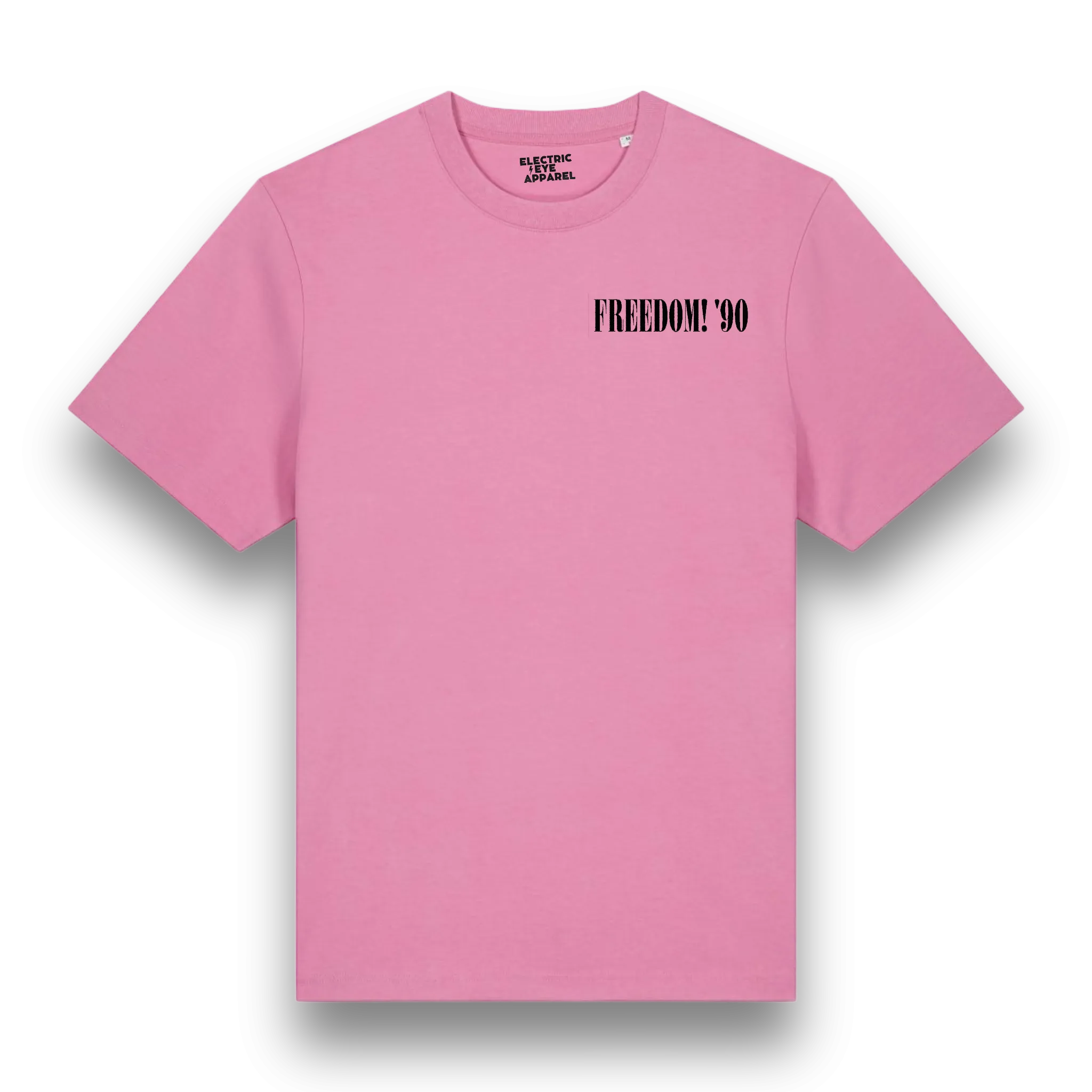 'FREEDOM! '90' left chest embroidered premium organic unisex heavy 'sparker 2.0' t-shirt - inspired by George Michael