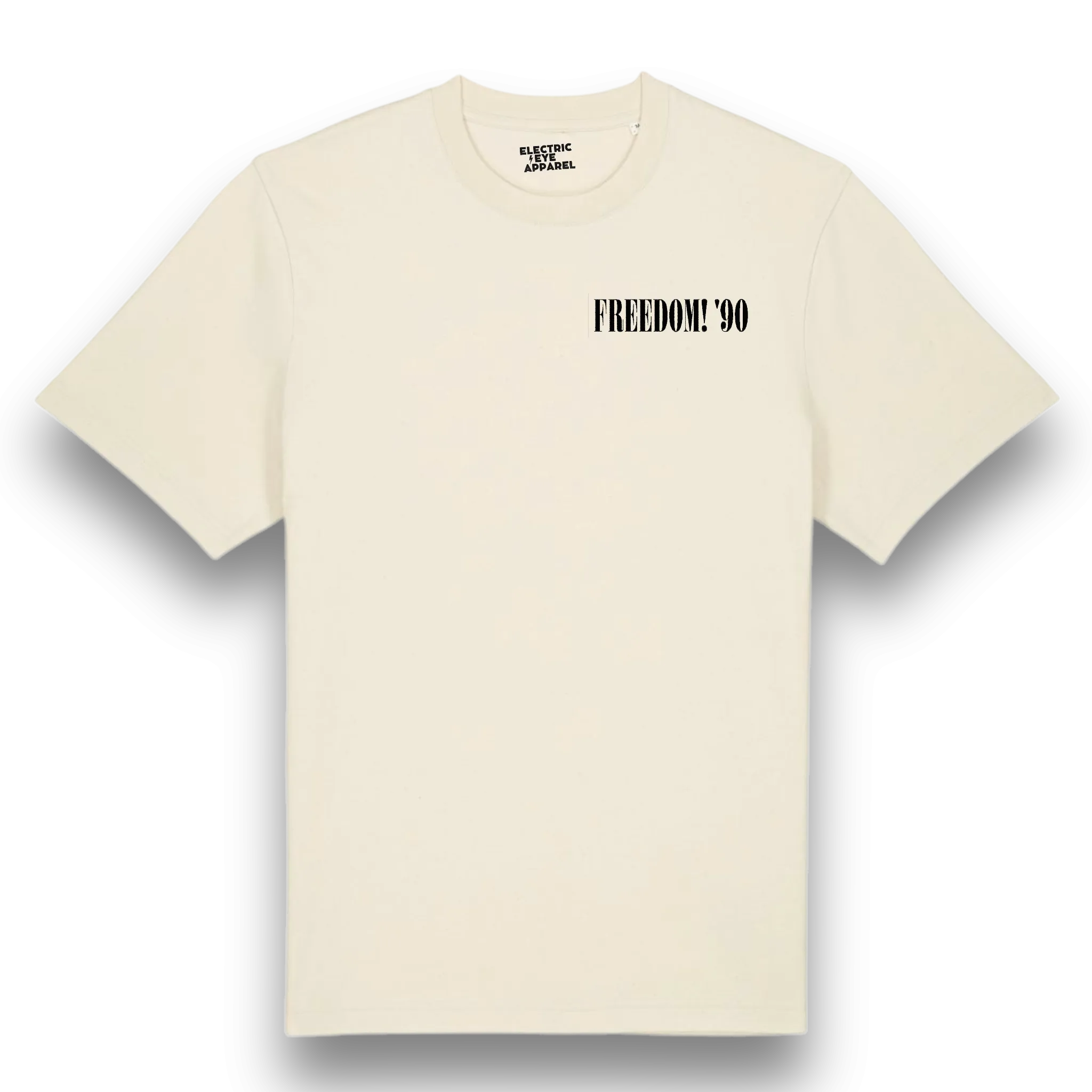 'FREEDOM! '90' left chest embroidered premium organic unisex heavy 'sparker 2.0' t-shirt - inspired by George Michael