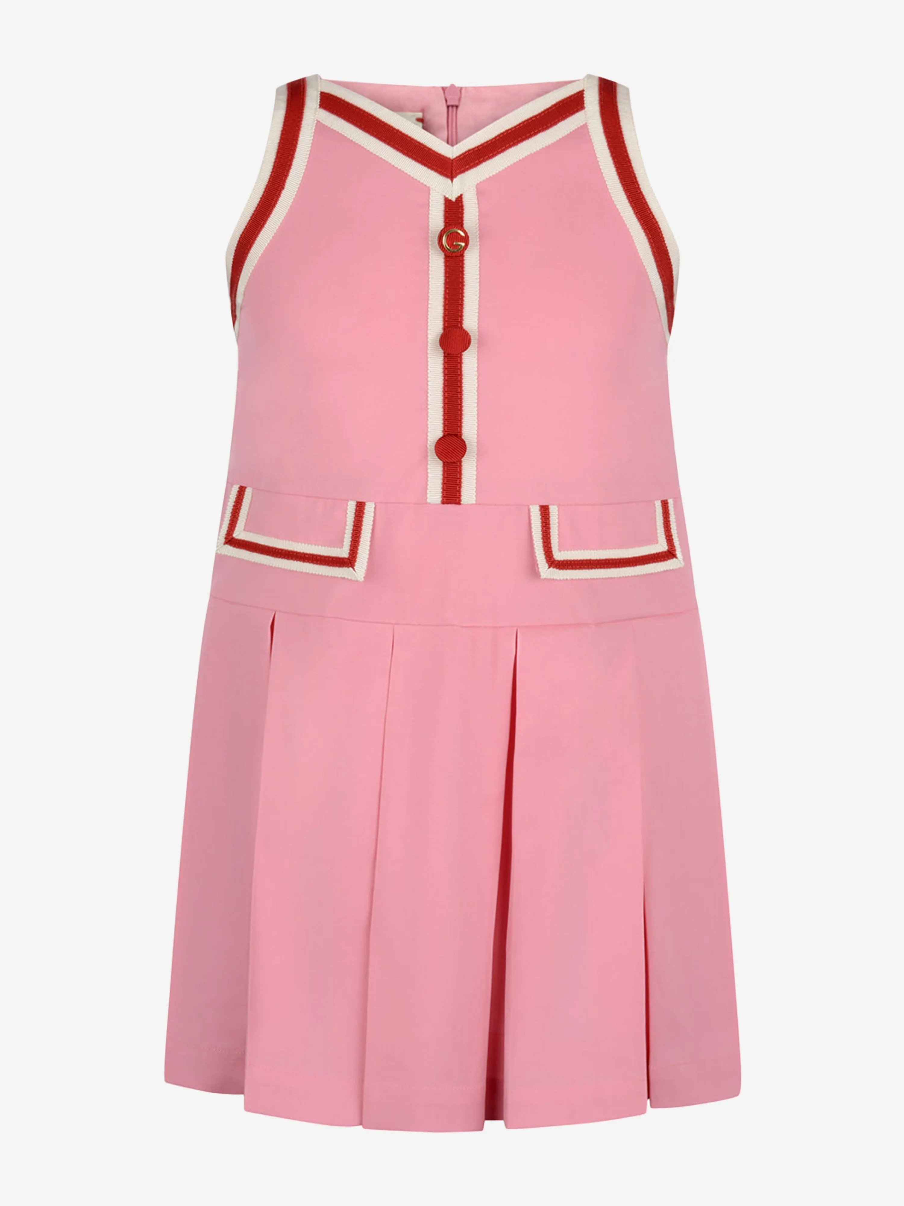GUCCI Girls Dress - Cotton Pleated Dress