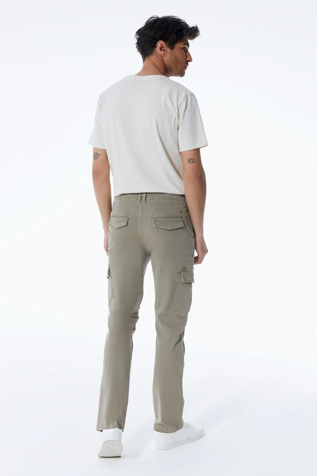 Henk - Straight Fit Cargo - Khaki