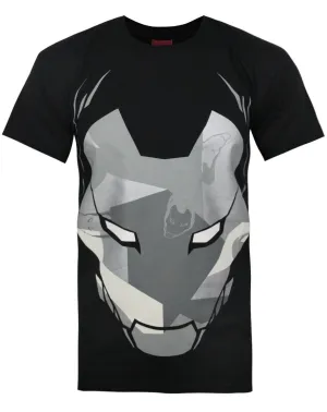 Iron Man Men's Black T-Shirt Marvel Superhero Tee
