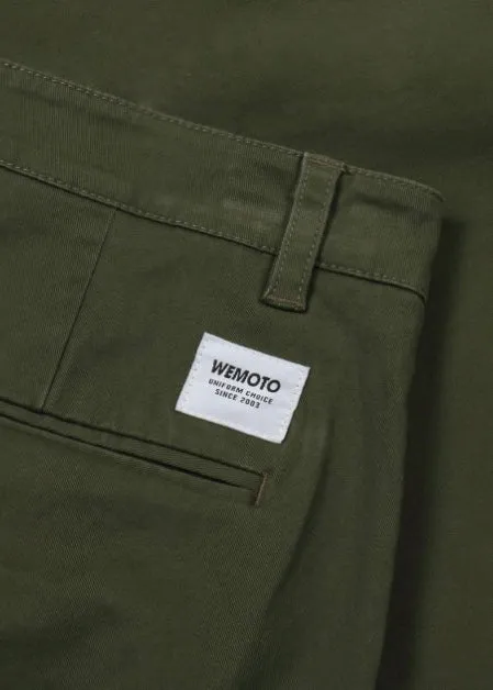 Joel Ankle Cut Chino Pant - Navy & Olive