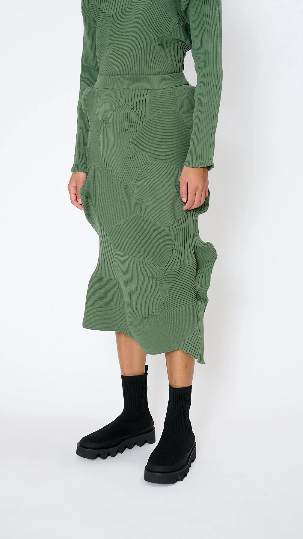 Kone Kone Skirt in Misty Green