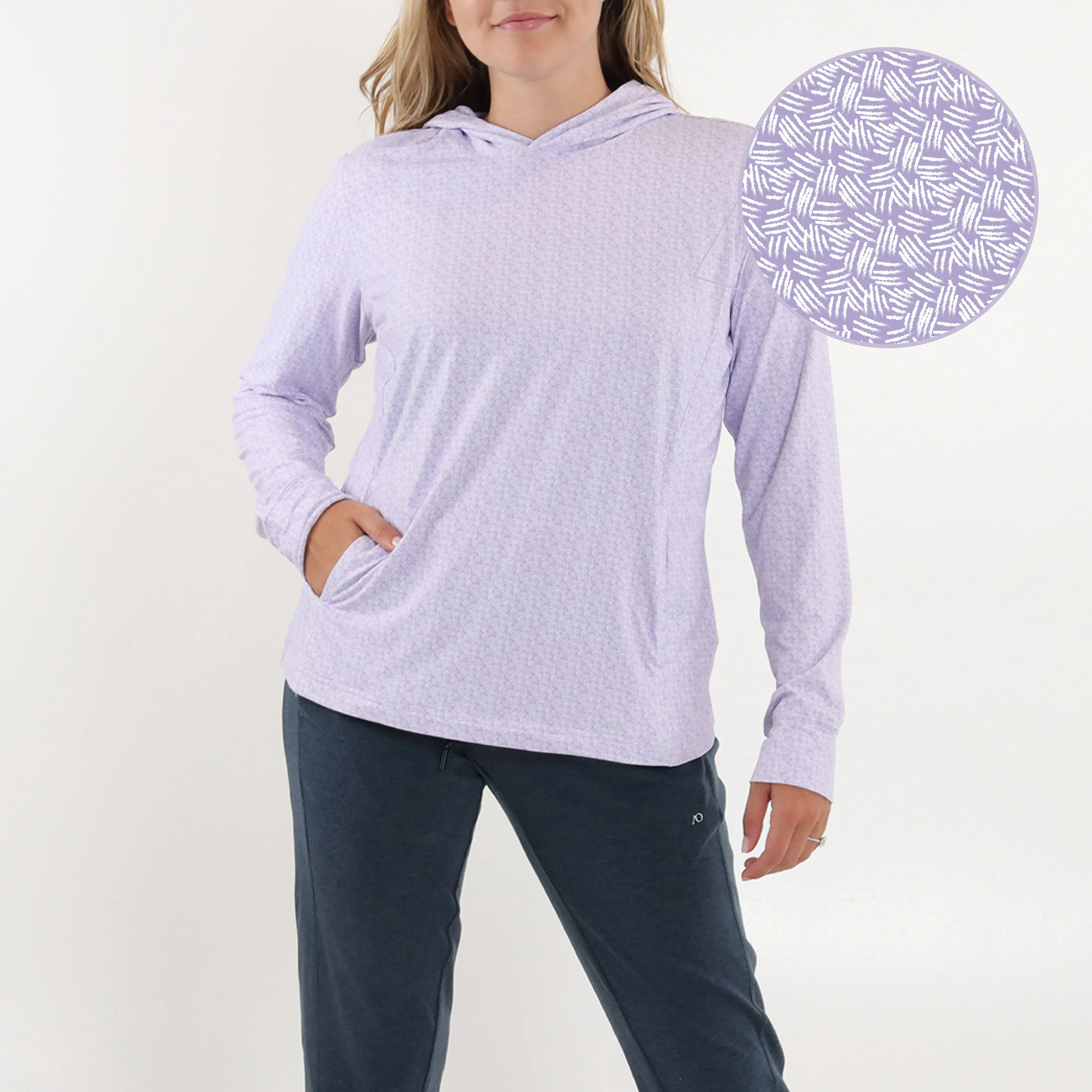 Ladies Talbot Island Hoodie - Lavender
