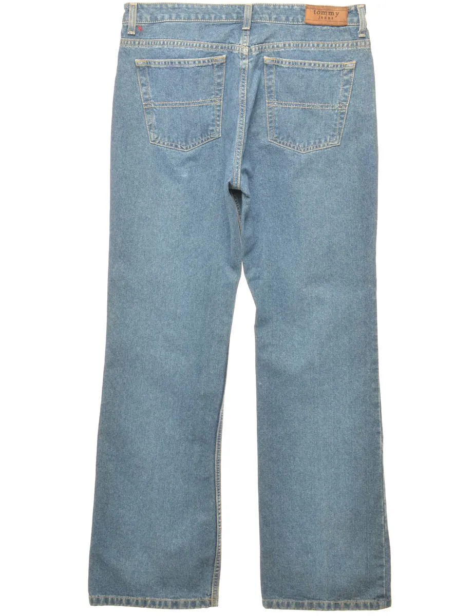 Light Wash Straight-Fit Jeans - W32 L32