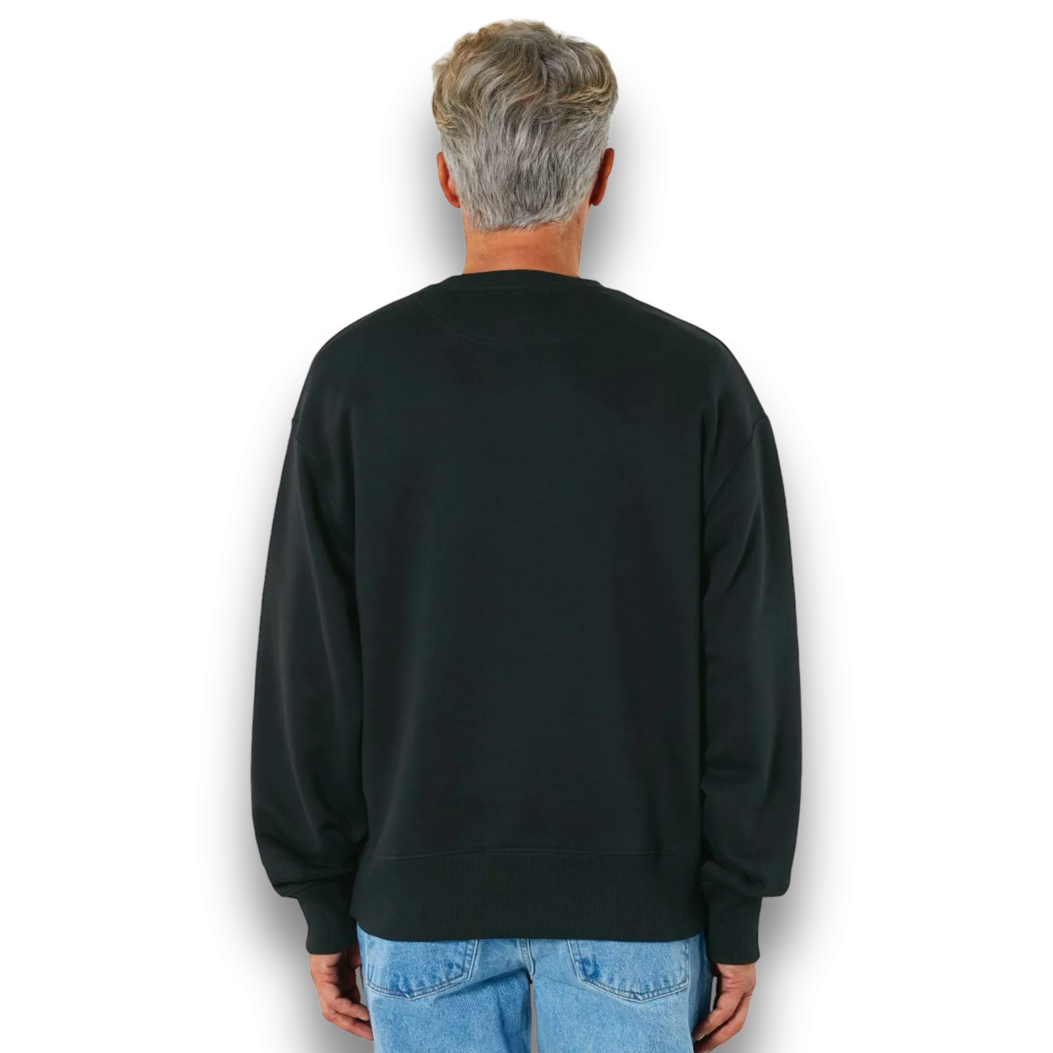 Limited Edition 'FAIRYTALE OF NEW YORK' glitter embroidered organic unisex oversized 'radder' sweatshirt