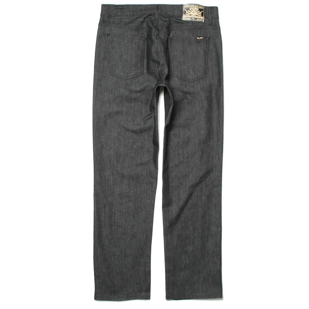 Lrg True Straight Denim Jeans Raw Black