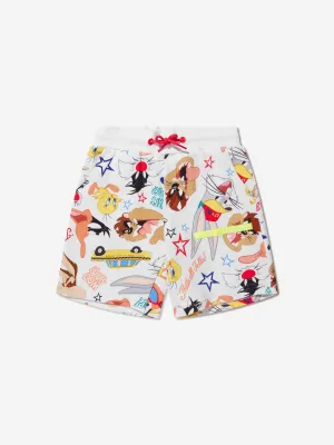 MARC JACOBS Kids Looney Tunes Shorts in White