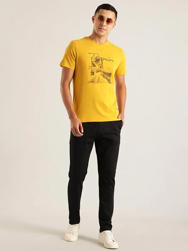 Men Solid Cotton Blend Jogger