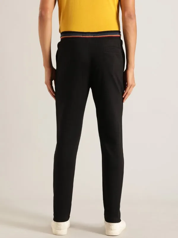 Men Solid Cotton Blend Jogger