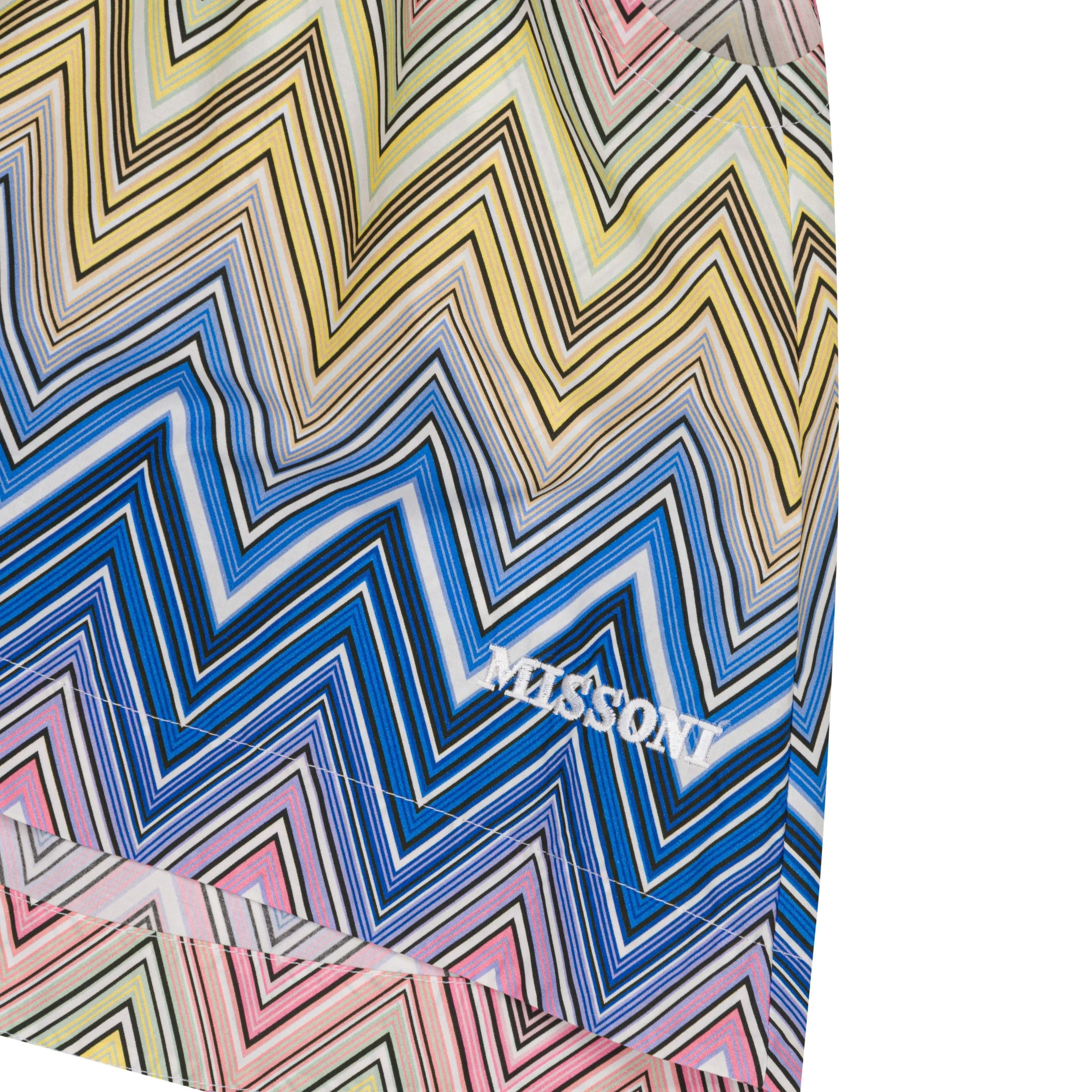 Multicolor Chevron Print Halter Top